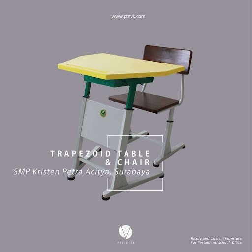 Trapezoid Table & Chair