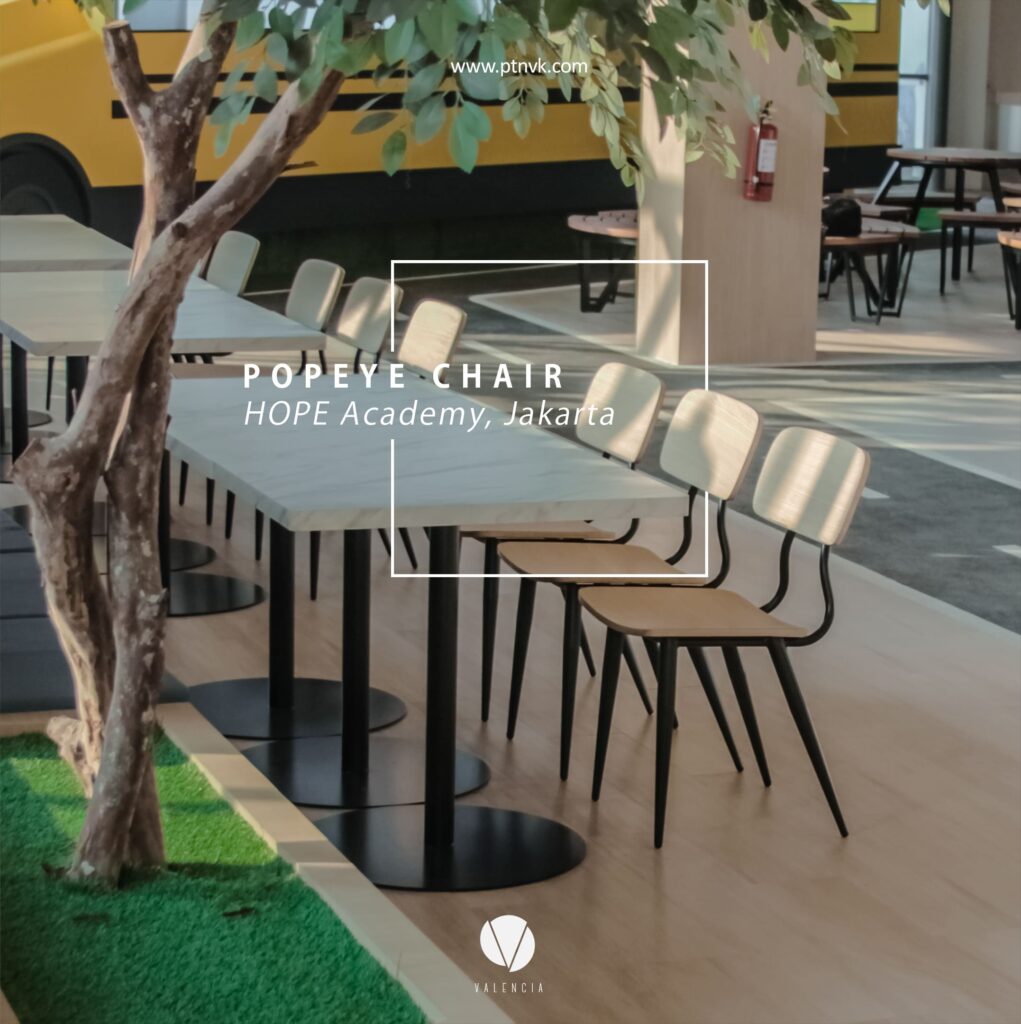 Castor Table & Popeye Chair di HOPE Academy