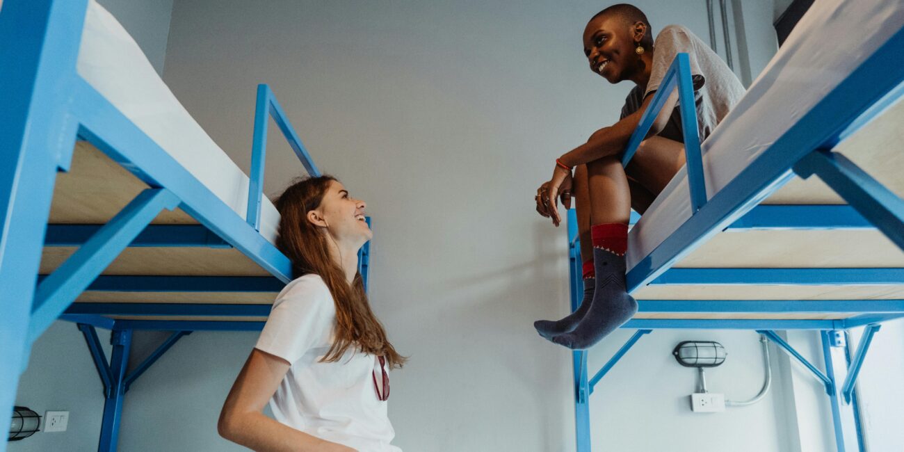 bunk beds asrama sekolah